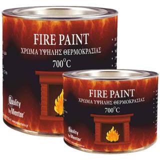 Fire Paint-Χρώμα Υψηλής Θερμοκρασίας MENTOR
