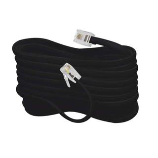 EXTENSION TELEPHONE CORD BLACK 6P4C - FERRARA