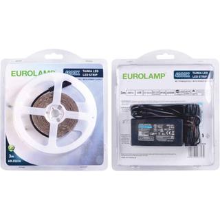 LED TAPE 3 METRES 6W+POWER SUPPLY 12V 4000K IP20 BLISTER VALUE - EUROLAMP