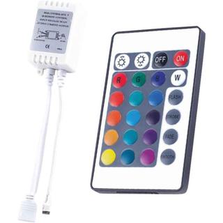 WIRELESS IR CONTROLLER RGB DC 5V/30W 12V/72W 24V/144W - EUROLAMP