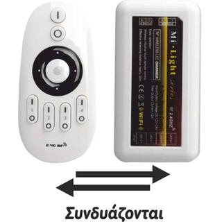 Ασύμαρτο Controller με Dimmer για μονόχρωμες Ταινίες LED - EUROLAMP