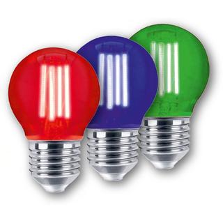 LED Filament colored globe G45 E27 240V EUROLAMP