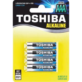 TOSHIBA AAA LR03 Alkaline Batteries