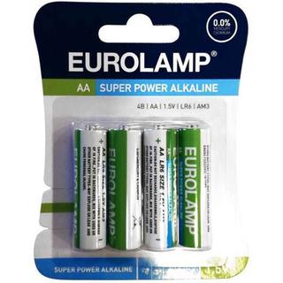 Alkaline Batteries AA LR6 EUROLAMP