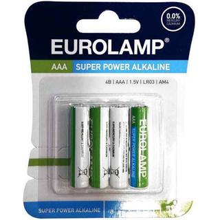 Alkaline Batteries AAA LR03 EUROLAMP