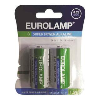 Alkaline Batteries C LR14 EUROLAMP