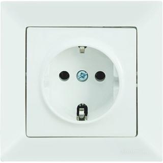 Earthed socket outlet concealed 