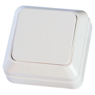 Surface Switch 1P single 1 way mini white IP20