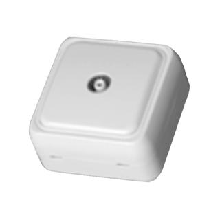 Surface TV socket terminal mini white IP20