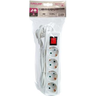 Group socket with switch & cable length 1.5m cross section 3x1.5mm - FERRARA