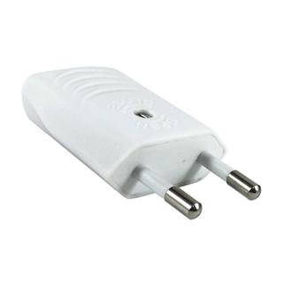 Plug 2 poles normal male 2.5A white - FERRARA