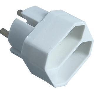 Adaptor from 1 schuko to 2 2Poles flat - FERRARA