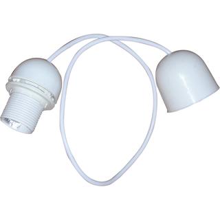 Ντουί κρεμαστό βακελίτη για φωτιστικά E27 λευκό - FERRARA